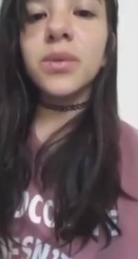 Venezolana con hermoso culo masturbándose para un arequipeño 
